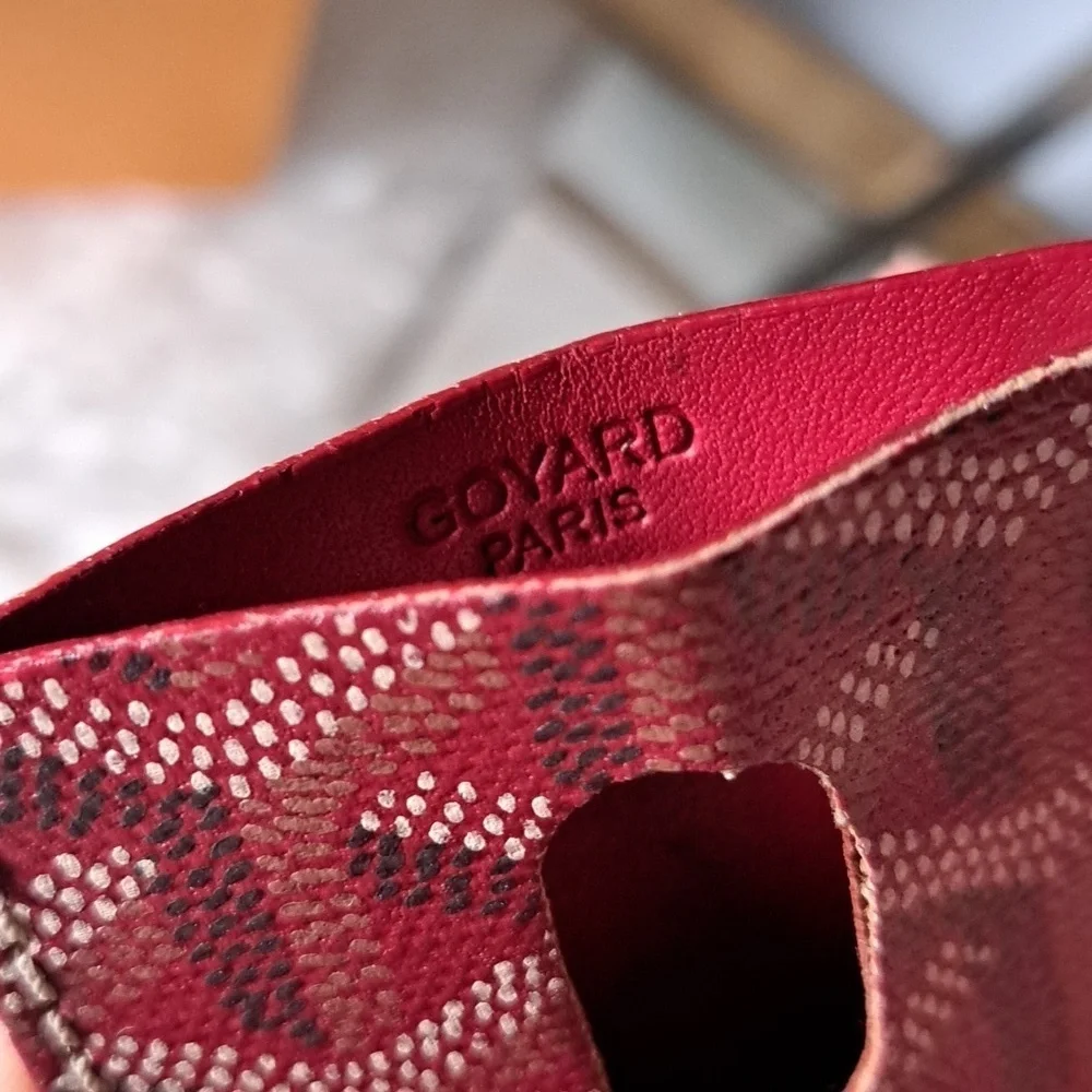 Goyard Goyardine Lanyard Card Holder